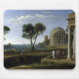 Claude Lorrain Landscape with Aeneas at Delos Mouse Pad