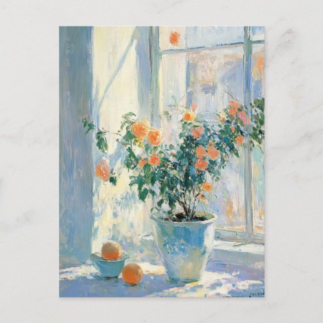 Claude Manet Vintage Art Postcard (Front)