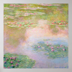 CLAUDE MONET (1840-1926) Nymphéas XL Poster