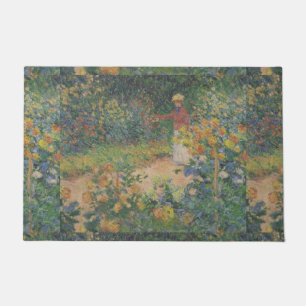 Claude Monet 1895 Vintage In the Garden Doormat