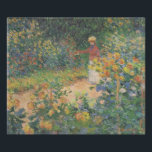 Claude Monet 1895 Vintage In the Garden Photo Print<br><div class="desc">Incorporated in the design on this product is a beautiful print of "In The Garden" | oil on canvas painted in 1895 by French Impressionist painter Claude Monet (1840 -1926).</div>