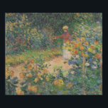 Claude Monet 1895 Vintage In the Garden Poster<br><div class="desc">Incorporated in the design on this product is a beautiful print of "In The Garden" | oil on canvas painted in 1895 by French Impressionist painter Claude Monet (1840 -1926).</div>