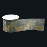 Claude Monet 1895 Vintage In the Garden Satin Ribbon<br><div class="desc">Incorporated in the design on this product is a beautiful print of "In The Garden" | oil on canvas painted in 1895 by French Impressionist painter Claude Monet (1840 -1926).</div>