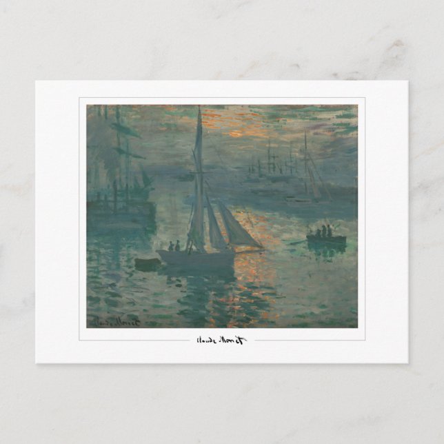 Claude Monet #36-2 - Fine Art Postcard (Front)