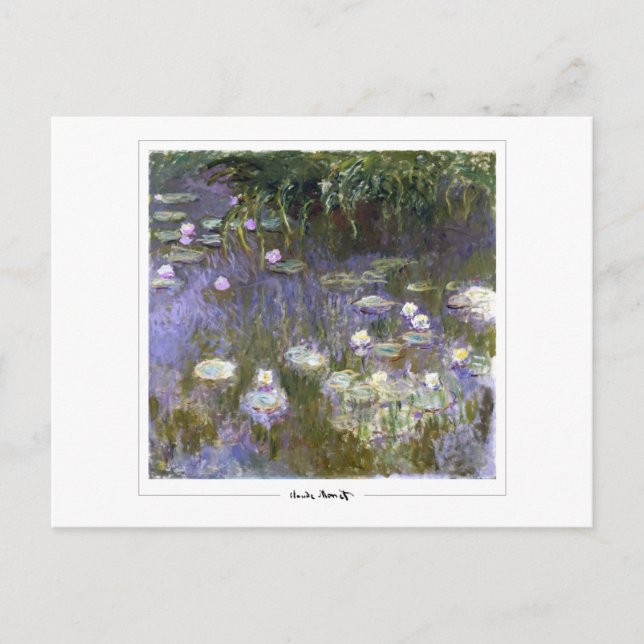 Claude Monet #46-2 - Fine Art Postcard (Front)