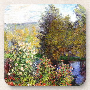 Claude Monet A Corner of the Garden At Montgeron Coaster
