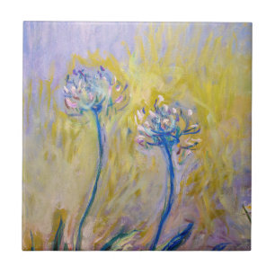 Claude Monet - Agapanthus Ceramic Tile
