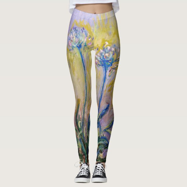 Claude Monet - Agapanthus Leggings (Front)