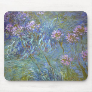 Claude Monet Agapanthus Mouse Pad