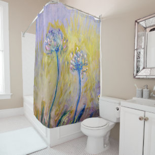 Claude Monet - Agapanthus Shower Curtain