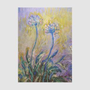 Claude Monet - Agapanthus Tissue Paper
