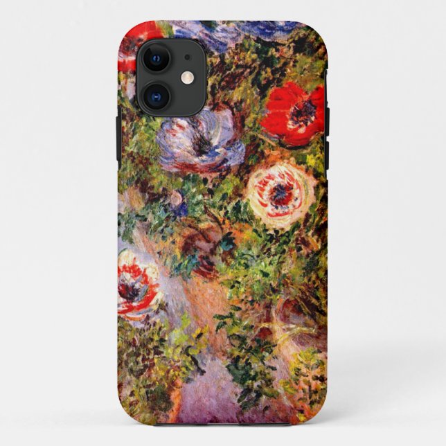 Claude Monet Anemonen Case-Mate iPhone Case (Back)