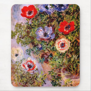 Claude Monet: Anemones Mouse Pad