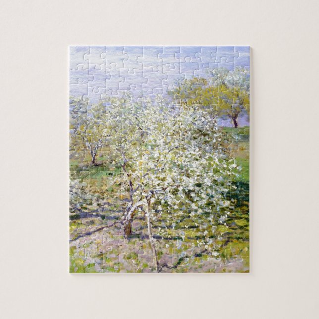 Claude Monet Apple Tree Jigsaw Puzzle (Vertical)