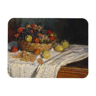 Claude Monet - Apples and Grapes Magnet
