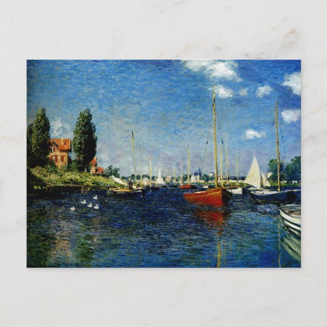 Claude Monet - Argenteuil, Postcard (Front)