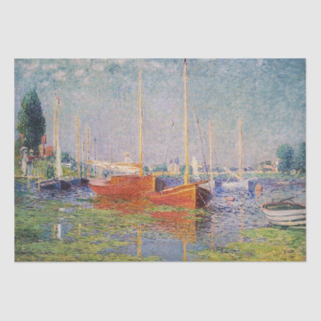 Claude Monet - Argenteuil Tissue Paper (Front)