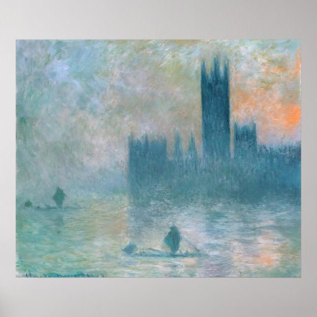 Claude Monet art painting Poster (Front)