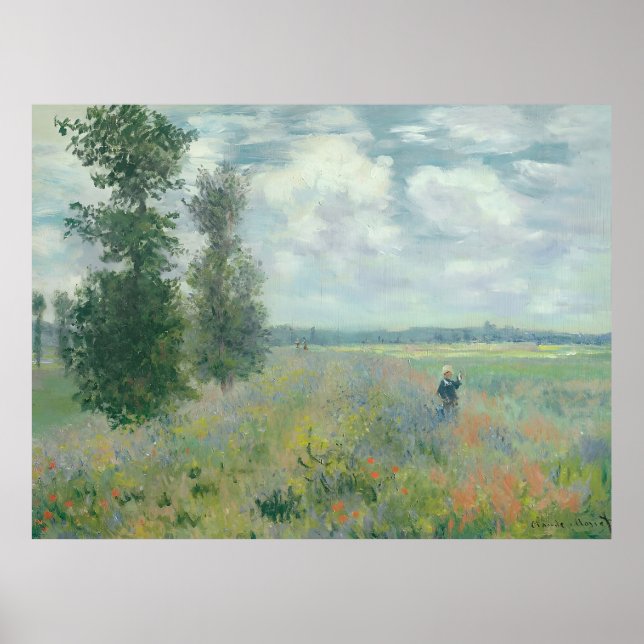 Claude Monet art painting Poster (Front)
