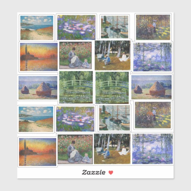 Claude Monet Art Paintings (Sheet)