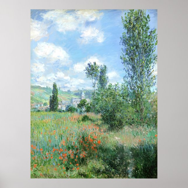 Claude Monet art Poster (Front)