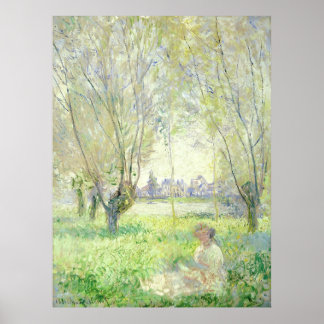 Claude Monet art style Poster