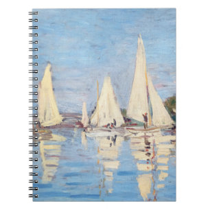 Claude Monet artwork - Regattas at Argenteuil Notebook
