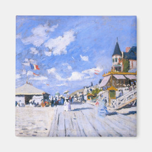 Claude Monet: At the Beach of Trouville Magnet