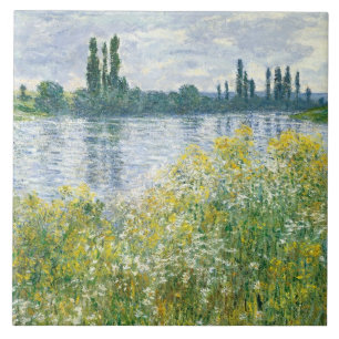 Claude Monet Banks of the Seine, Vetheuil, 1880 Tile