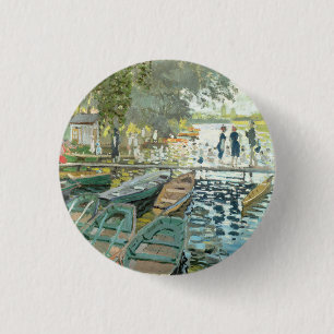 Claude Monet. Bathers at La Grenouillère 3 Cm Round Badge