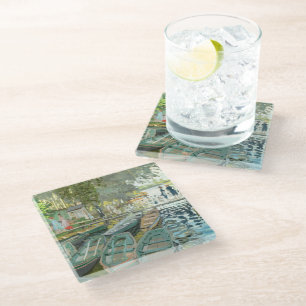 Claude Monet. Bathers at La Grenouillère Glass Coaster
