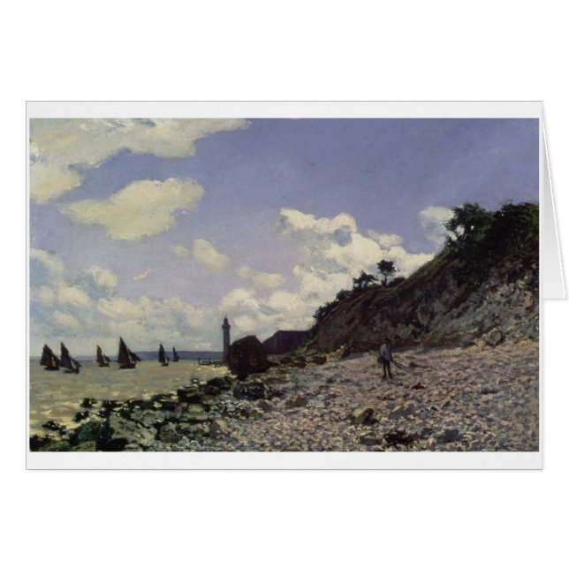 Claude Monet | Beach at Honfleur, 1864 (Front Horizontal)