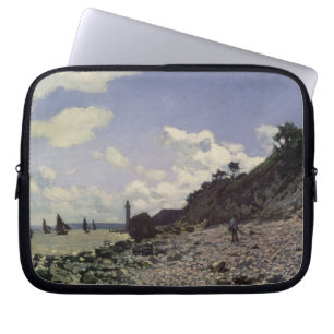 Claude Monet Beach at Honfleur, 1864 Laptop Sleeve
