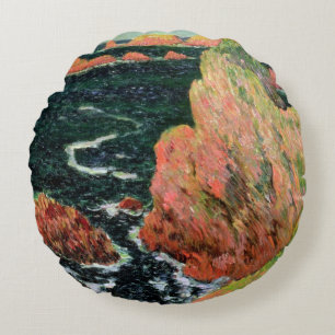 Claude Monet Belle Ile Round Cushion