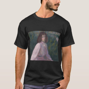 Claude Monet Bird's-Eye View by Theodore Robinson T-Shirt