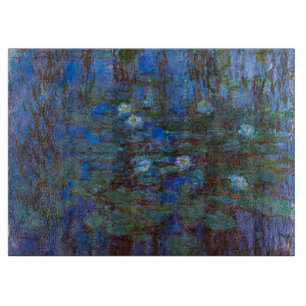Claude Monet - Blue Water Lilies Cutting Board
