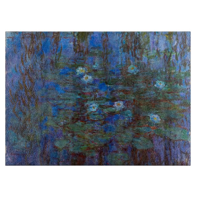 Claude Monet - Blue Water Lilies Cutting Board (Front)