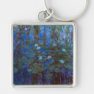 Claude Monet - Blue Water Lilies Key Ring