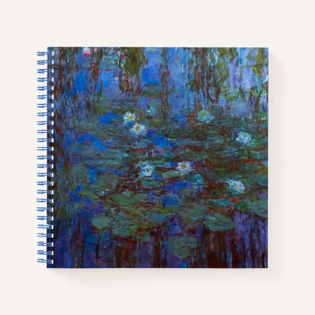Claude Monet - Blue Water Lilies Notebook (Front)