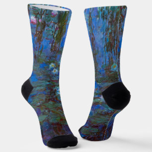 Claude Monet - Blue Water Lilies Socks