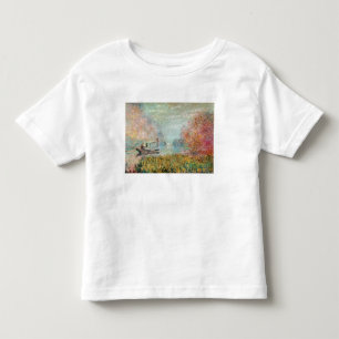 Claude Monet Boat Studio on the Seine Toddler T-Shirt