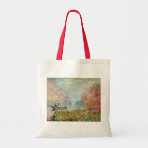 Claude Monet Boat Studio on the Seine Tote Bag