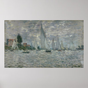 Claude Monet   Boats, or Regatta at Argenteuil Poster
