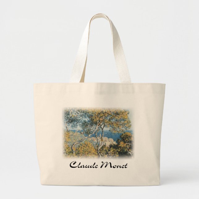 Claude Monet - Bordighera Large Tote Bag (Front)
