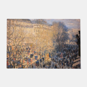Claude Monet - Boulevard des Capucines in Paris Doormat