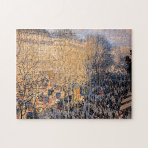 Claude Monet - Boulevard des Capucines in Paris Jigsaw Puzzle