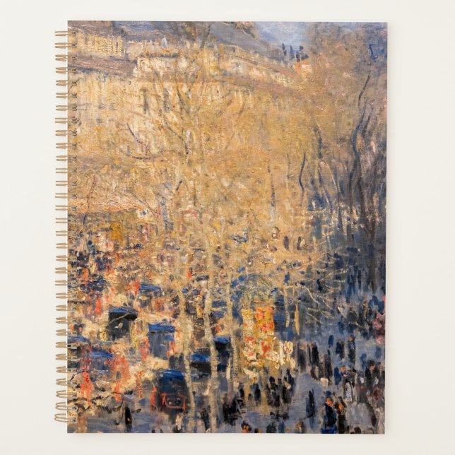 Claude Monet - Boulevard des Capucines in Paris Planner (Front)