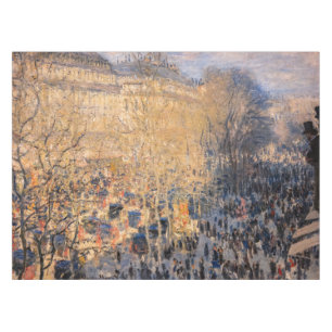 Claude Monet - Boulevard des Capucines in Paris Tablecloth