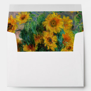 Claude Monet - Bouquet of Sunflowers Envelope