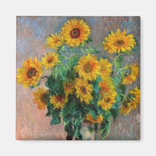 Claude Monet - Bouquet of Sunflowers Magnet